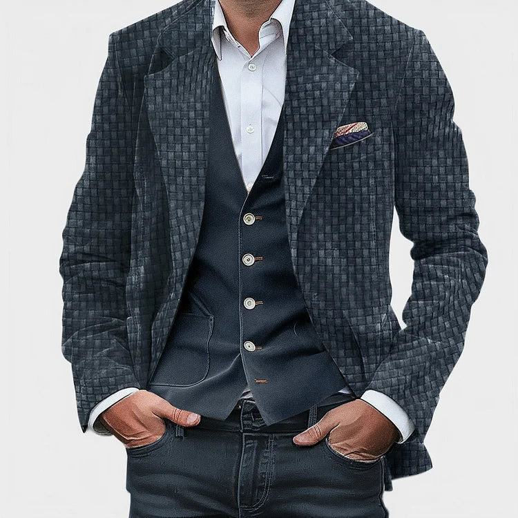 Men's Casual Blazer Jacket - Premium jacket from GetDore -   Shop now at Get Dore