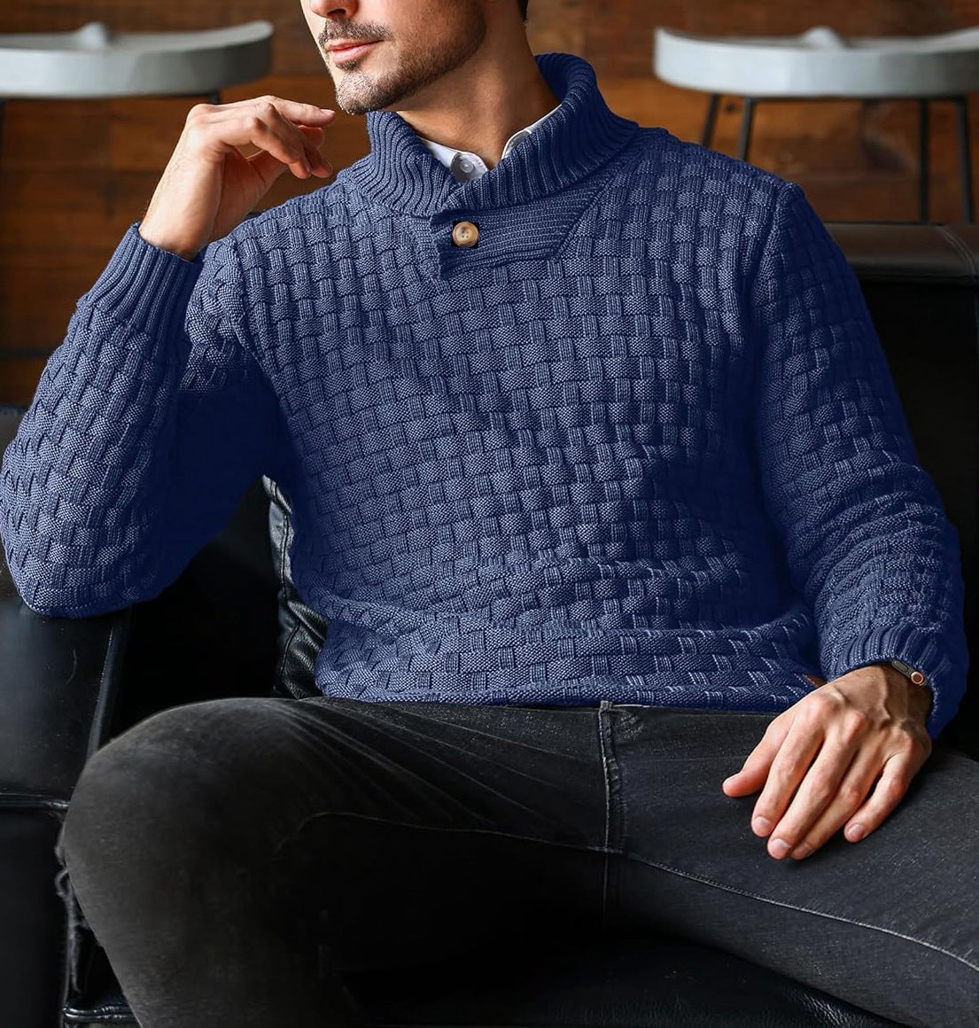 Georg | Timeless Knit Sweater - Premium Sweater from GetDore -   Shop now at Get Dore