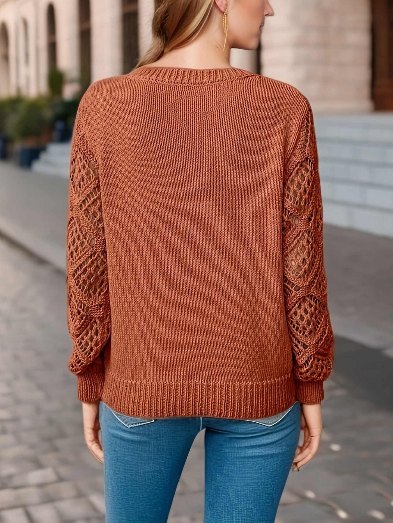 BIRTE | SCANDINAVIAN V-NECK SWEATER - Premium Sweater from GetDore -   Shop now at Get Dore