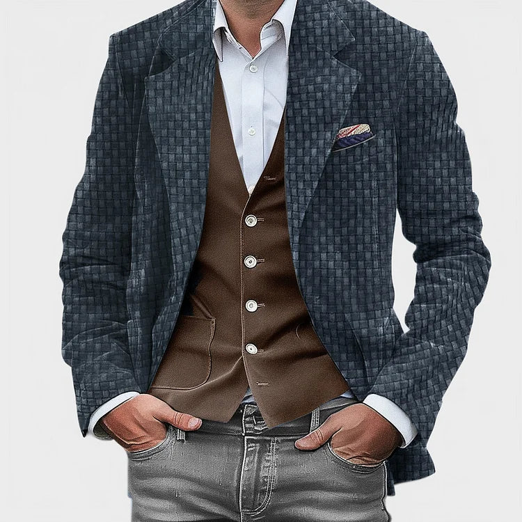 Men's Casual Blazer Jacket - Premium jacket from GetDore -   Shop now at Get Dore