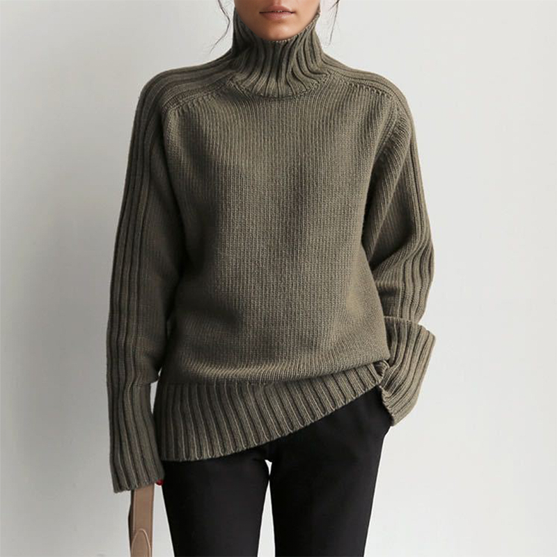 Darla | Scandinavian Style Knit Sweater - Premium Sweater from GetDore -   Shop now at Get Dore